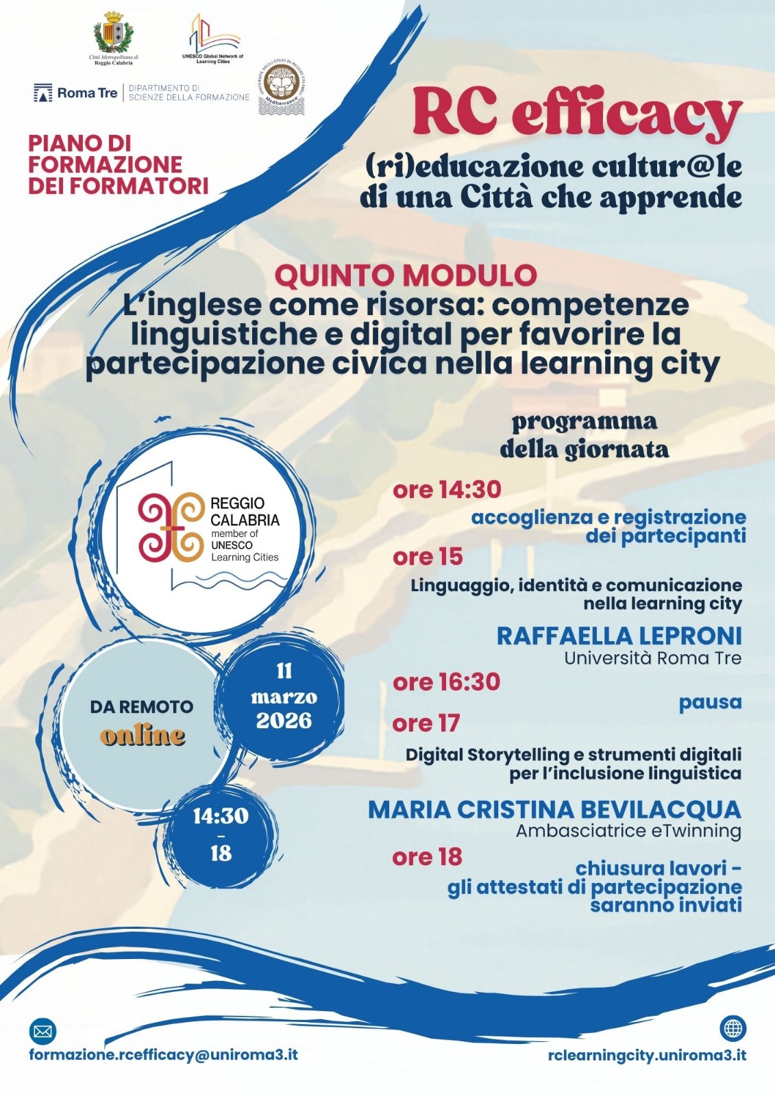 Immagine di copertina per Al via l�ultimo modulo del percorso #RCEfficacy su competenze linguistiche e digitali