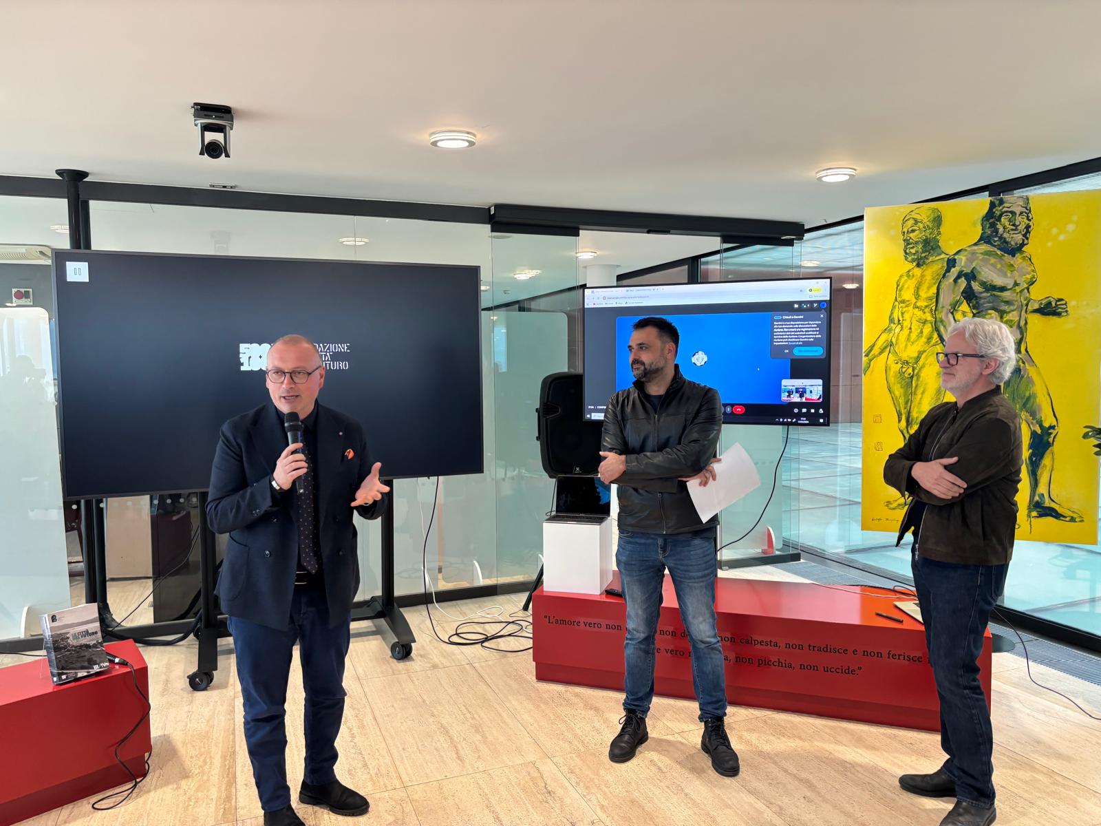 Immagine di copertina per Il sindaco metropolitano facente funzioni Carmelo Versace � intervenuto alla presentazione della Terza edizione della Biennale dello Stretto