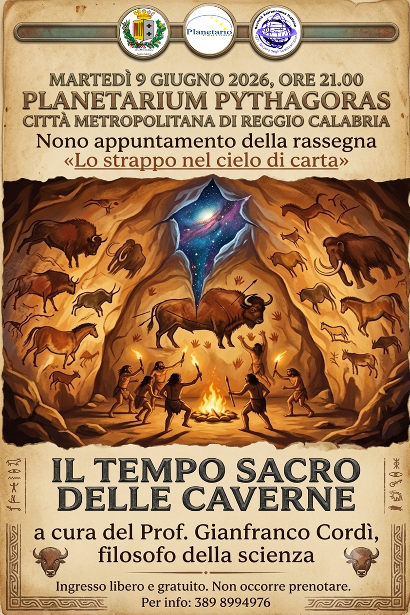 Al Planetarium Pythagoras della Citt� Metropolitana �Il tempo sacro delle caverne�
